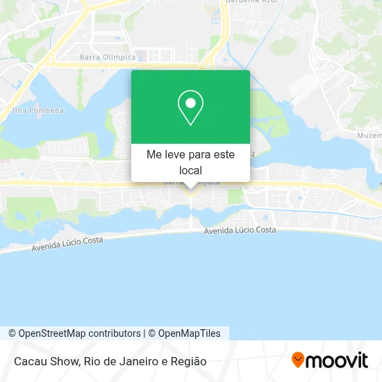 Cacau Show mapa