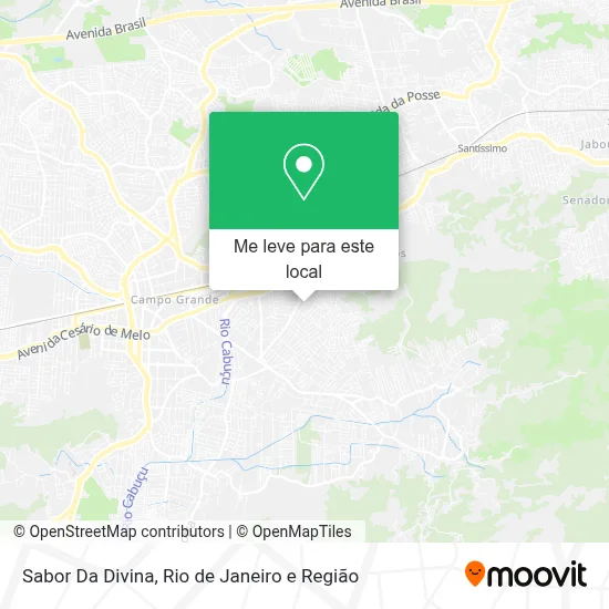 Sabor Da Divina mapa