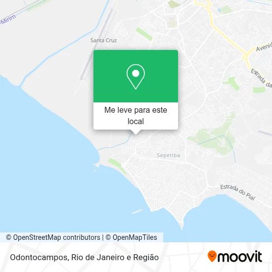 Odontocampos mapa