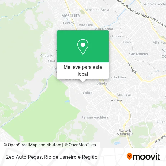 2ed Auto Peças mapa