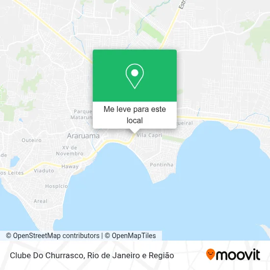 Clube Do Churrasco mapa
