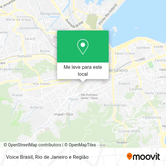 Voice Brasil mapa