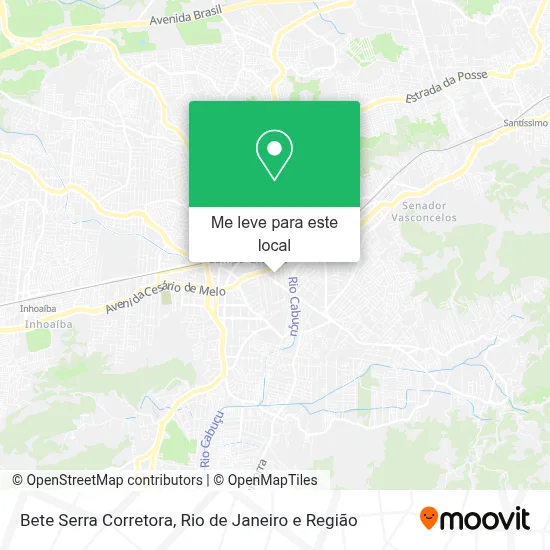 Bete Serra Corretora mapa