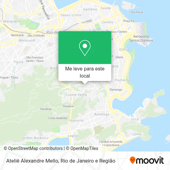Ateliê Alexandre Mello mapa