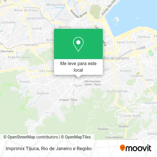 Imprimix Tijuca mapa