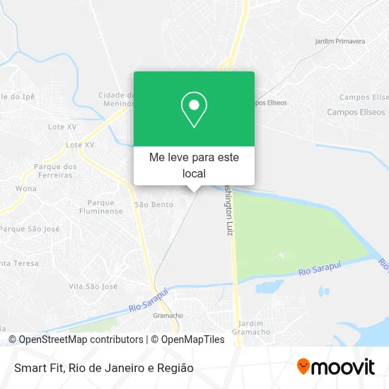 Smart Fit mapa
