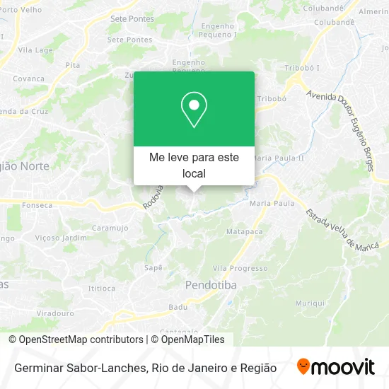 Germinar Sabor-Lanches mapa