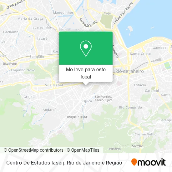 Centro De Estudos Iaserj mapa