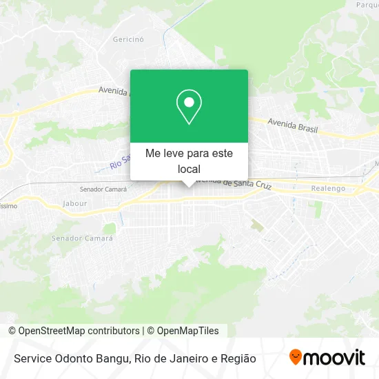 Service Odonto Bangu mapa