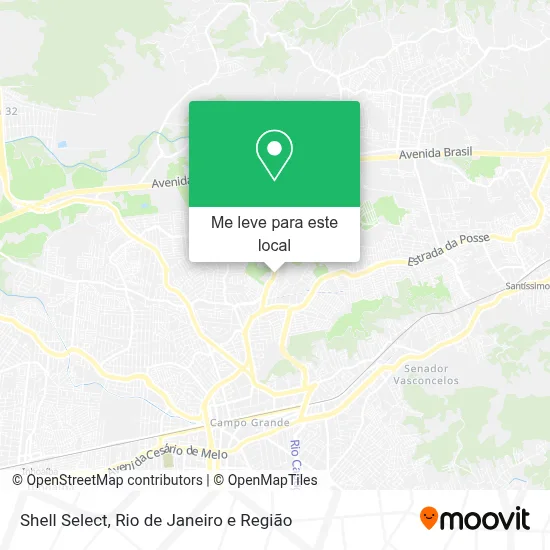 Shell Select mapa