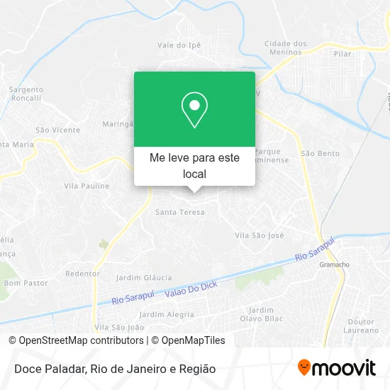 Doce Paladar mapa
