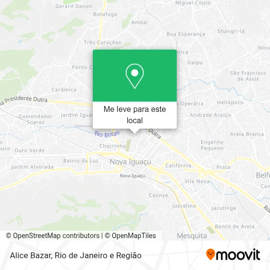 Alice Bazar mapa