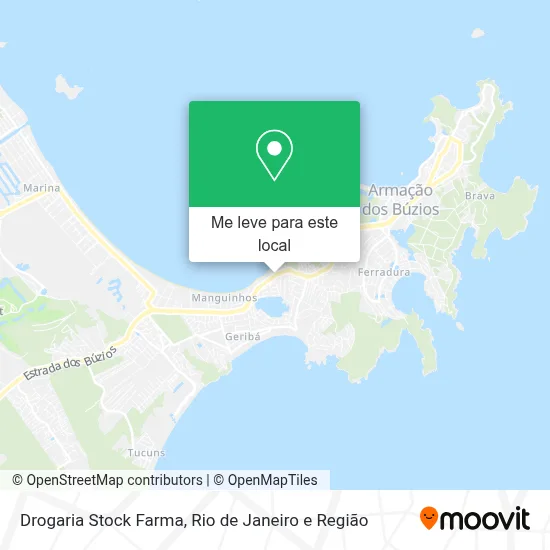 Drogaria Stock Farma mapa