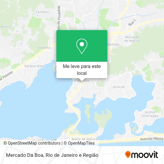 Mercado Da Boa mapa