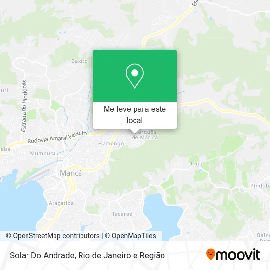 Solar Do Andrade mapa