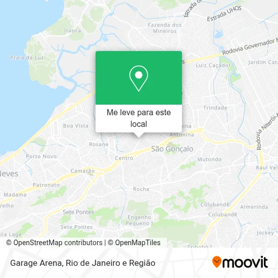 Garage Arena mapa