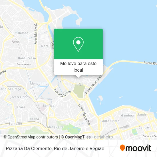Pizzaria Da Clemente mapa