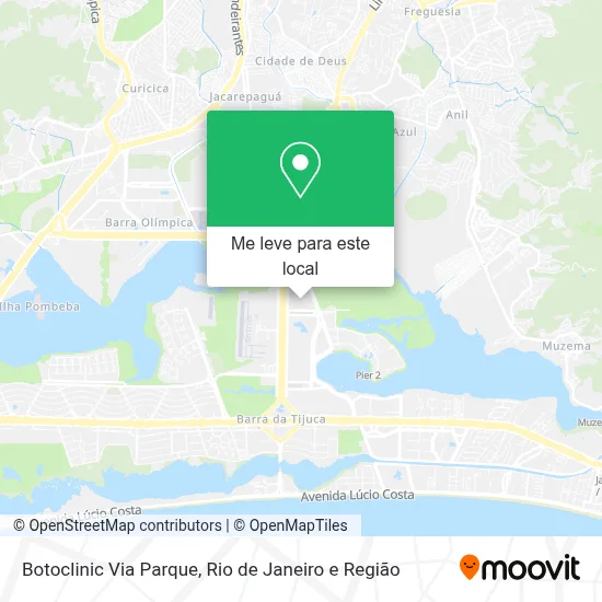 Botoclinic Via Parque mapa