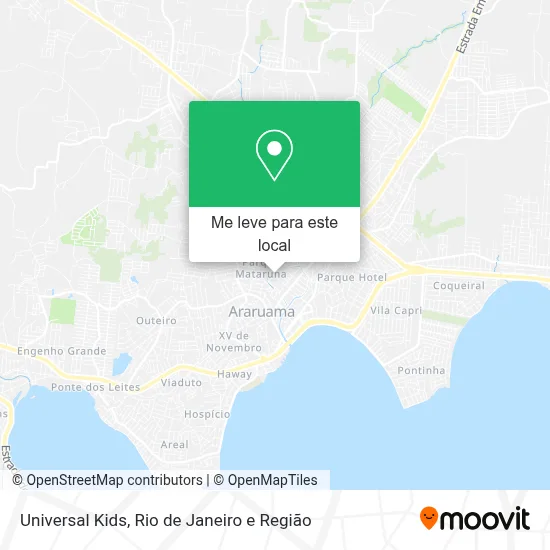 Universal Kids mapa