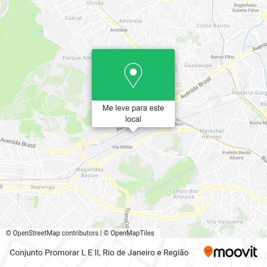 Conjunto Promorar L E II mapa