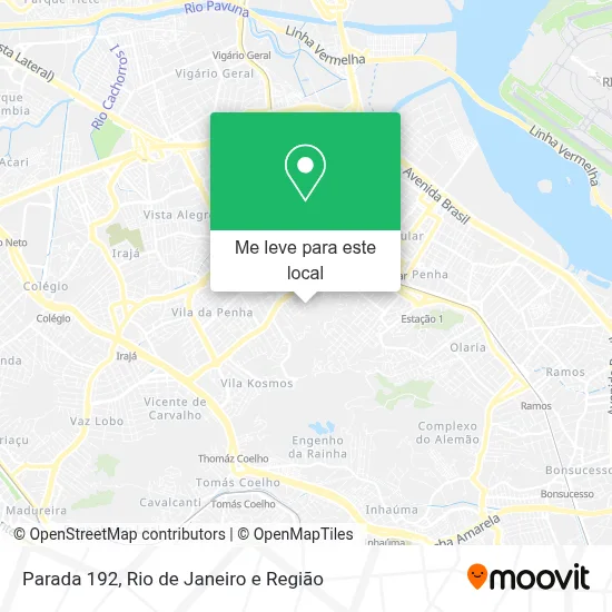 Parada 192 mapa