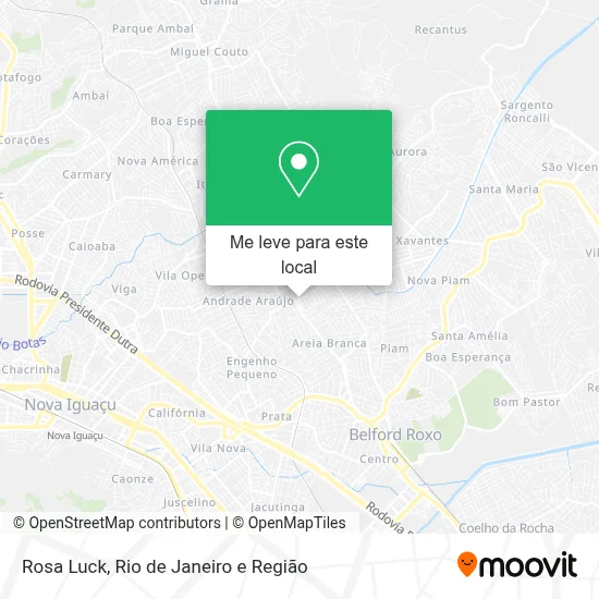 Rosa Luck mapa