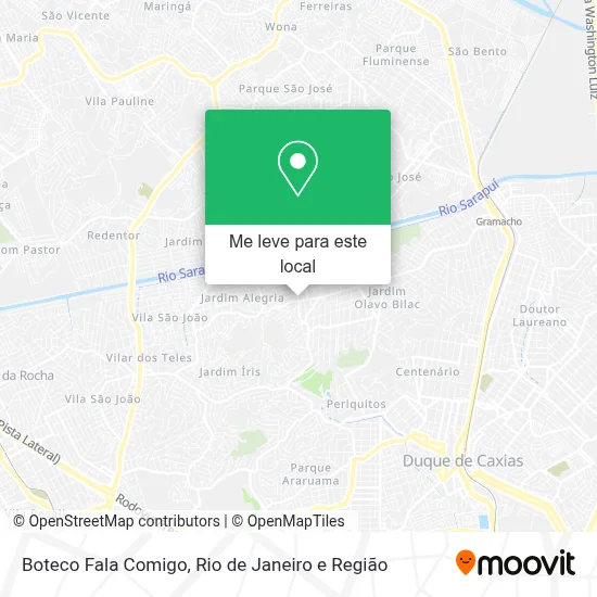 Boteco Fala Comigo mapa