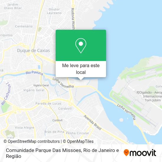 Comunidade Parque Das Missoes mapa