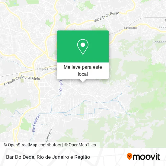 Bar Do Dede mapa