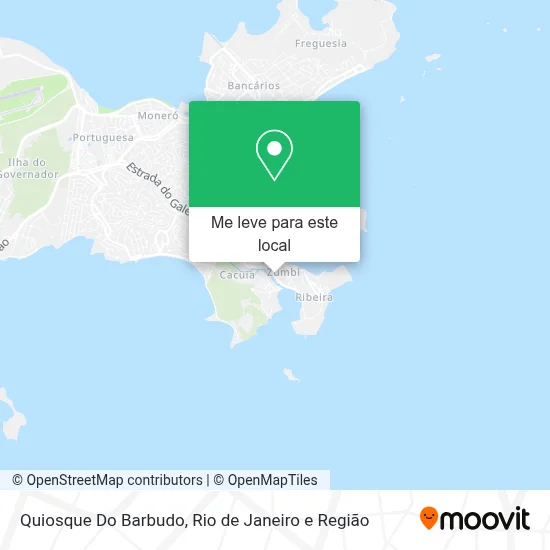 Quiosque Do Barbudo mapa