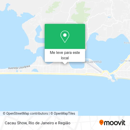 Cacau Show mapa