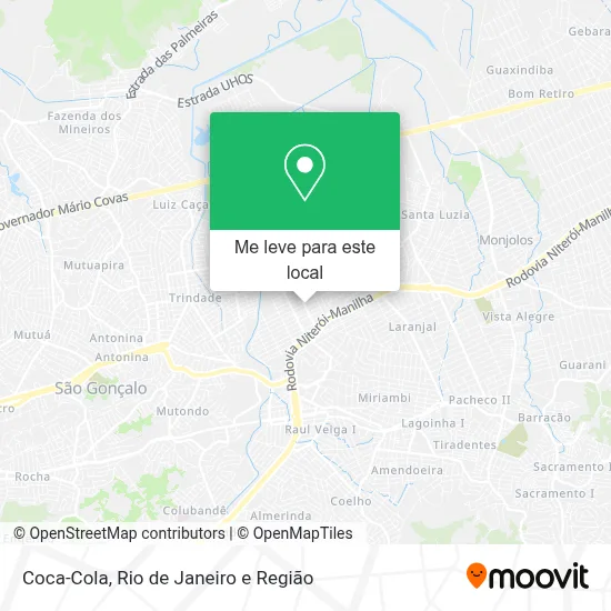 Coca-Cola mapa