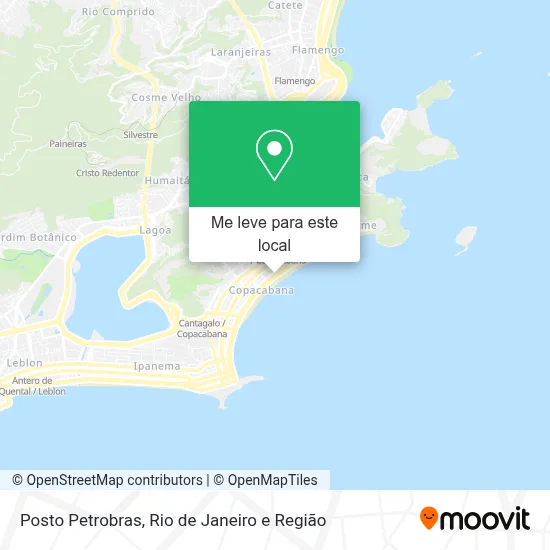 Posto Petrobras mapa