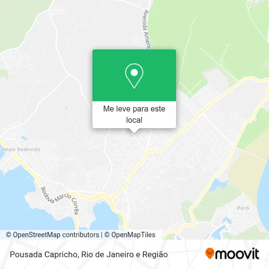 Pousada Capricho mapa