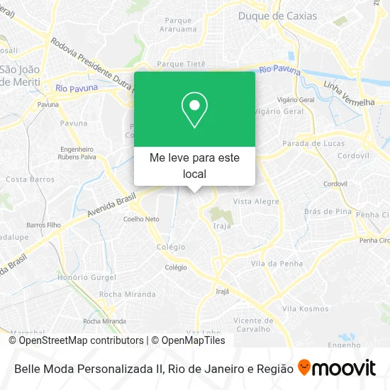 Belle Moda Personalizada II mapa