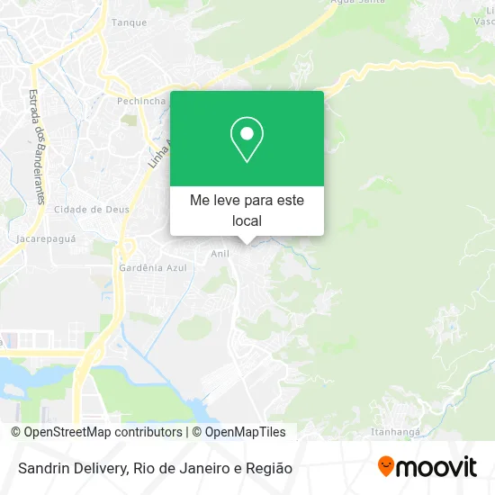 Sandrin Delivery mapa