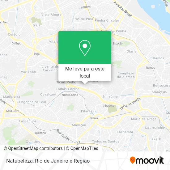 Natubeleza mapa