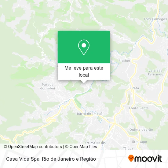 Casa Vida Spa mapa