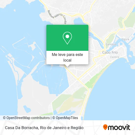 Casa Da Borracha mapa