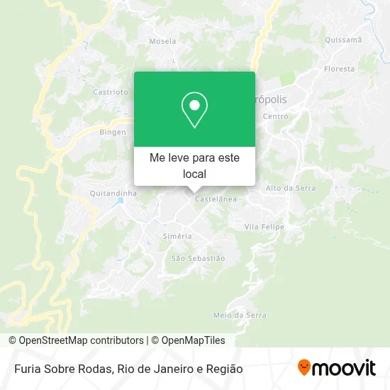 Furia Sobre Rodas mapa