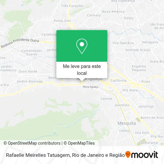 Rafaelle Meirelles Tatuagem mapa