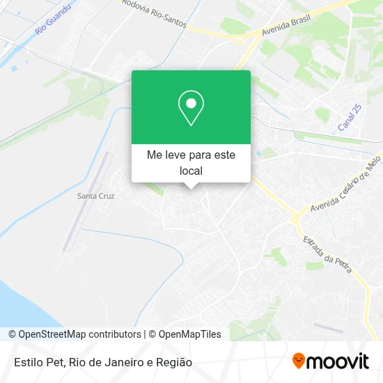 Estilo Pet mapa