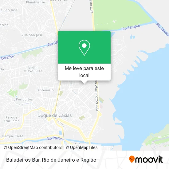 Baladeiros Bar mapa