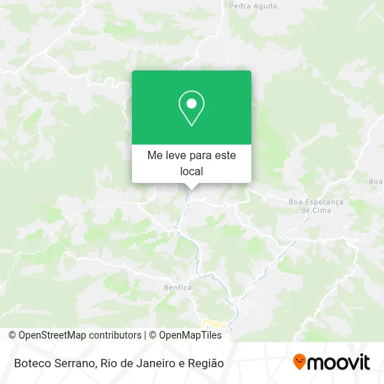Boteco Serrano mapa