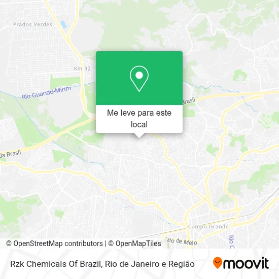 Rzk Chemicals Of Brazil mapa