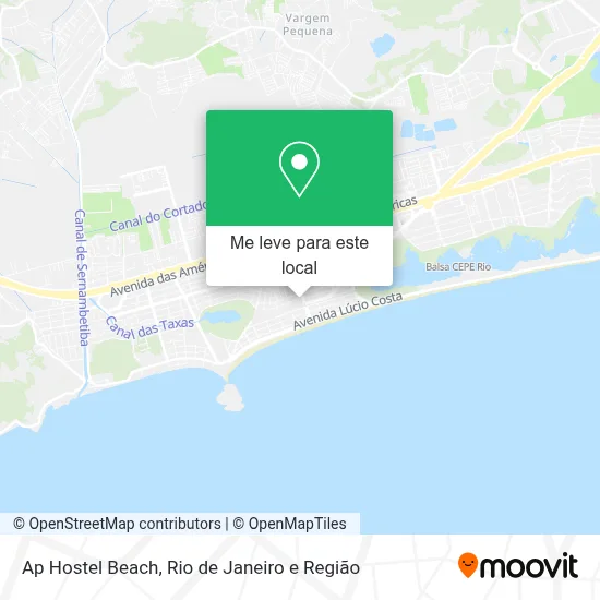 Ap Hostel Beach mapa