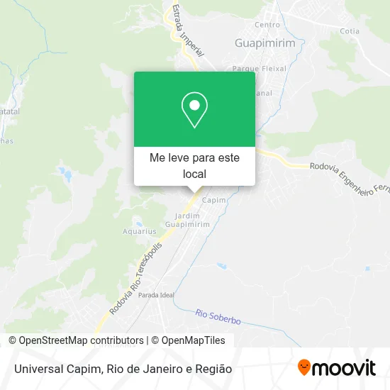 Universal Capim mapa