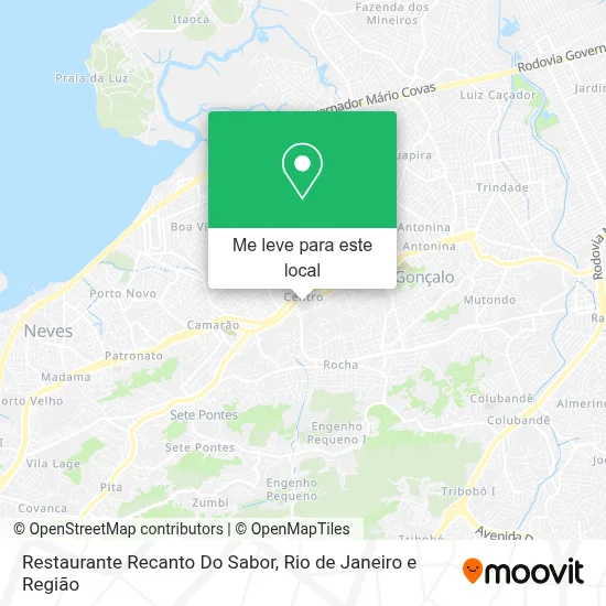 Restaurante Recanto Do Sabor mapa