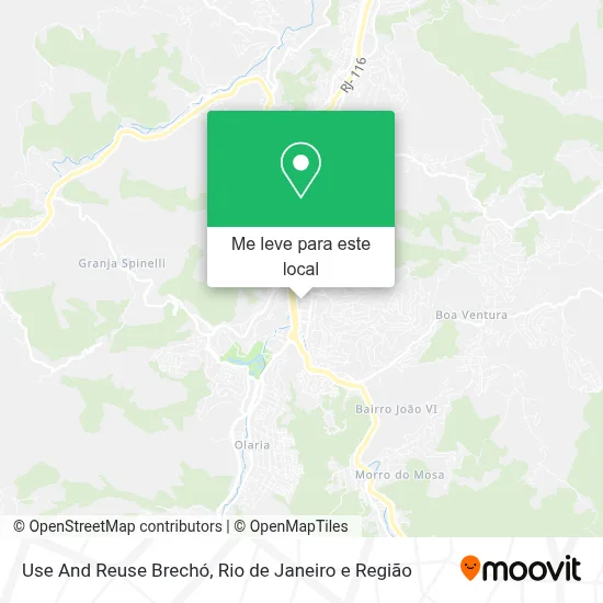 Use And Reuse Brechó mapa