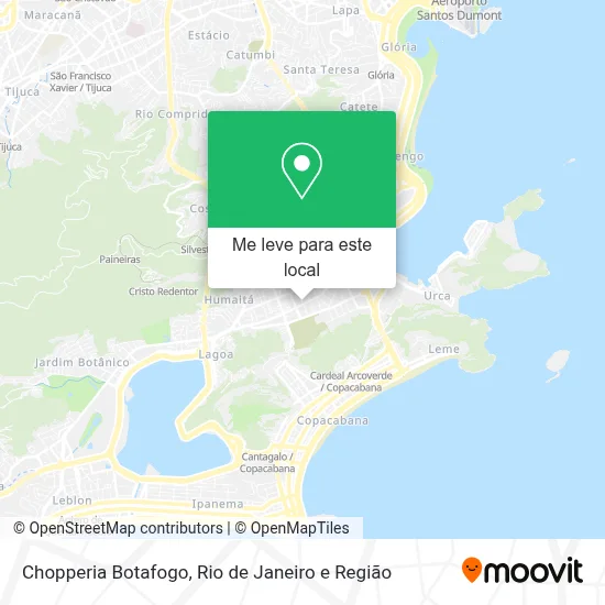 Chopperia Botafogo mapa